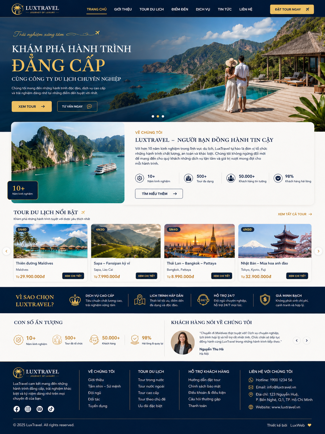 web du lịch DL4